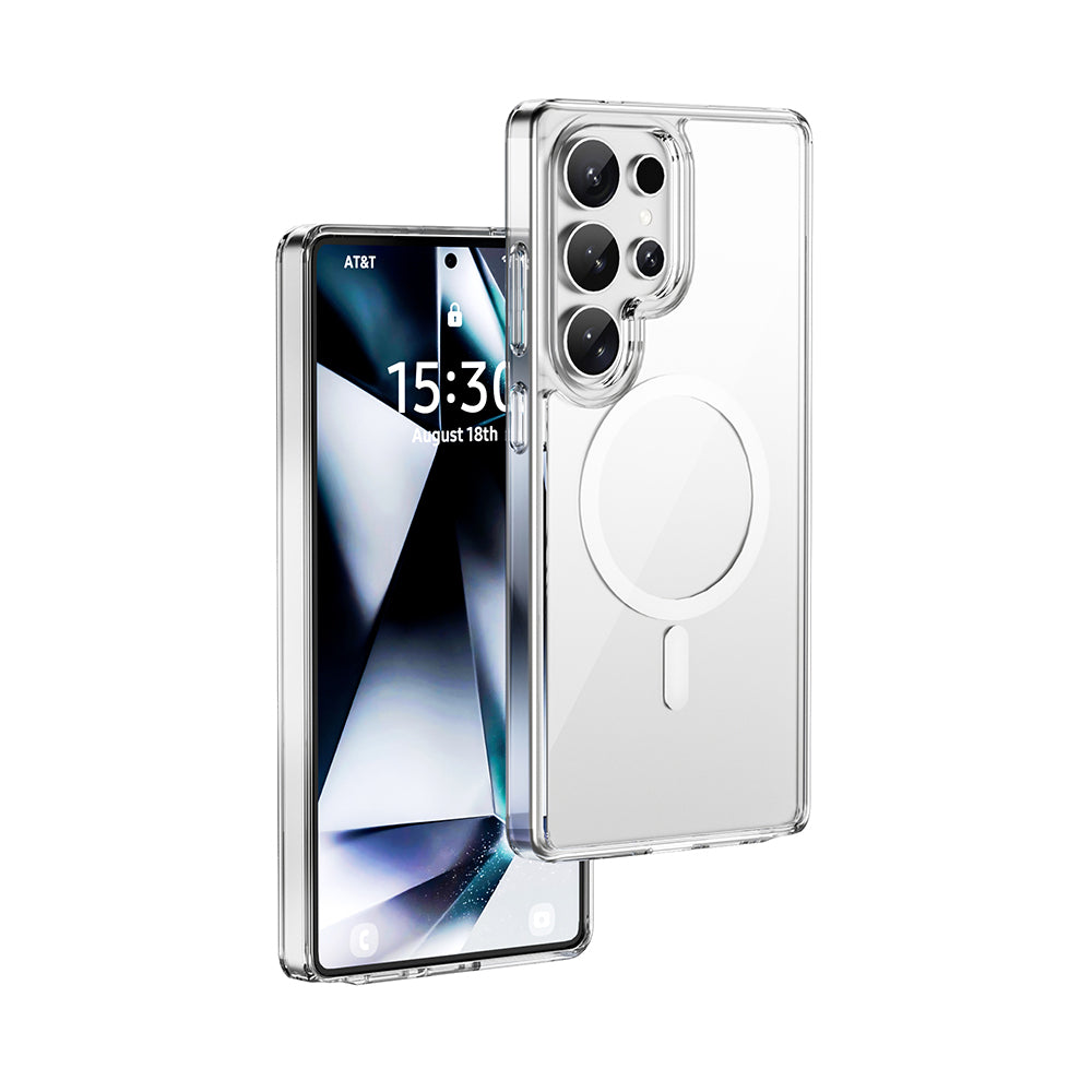 MCC-101 Magsafe Uyumlu Crystal Sert PC Galaxy S26 Ultra Kılıf