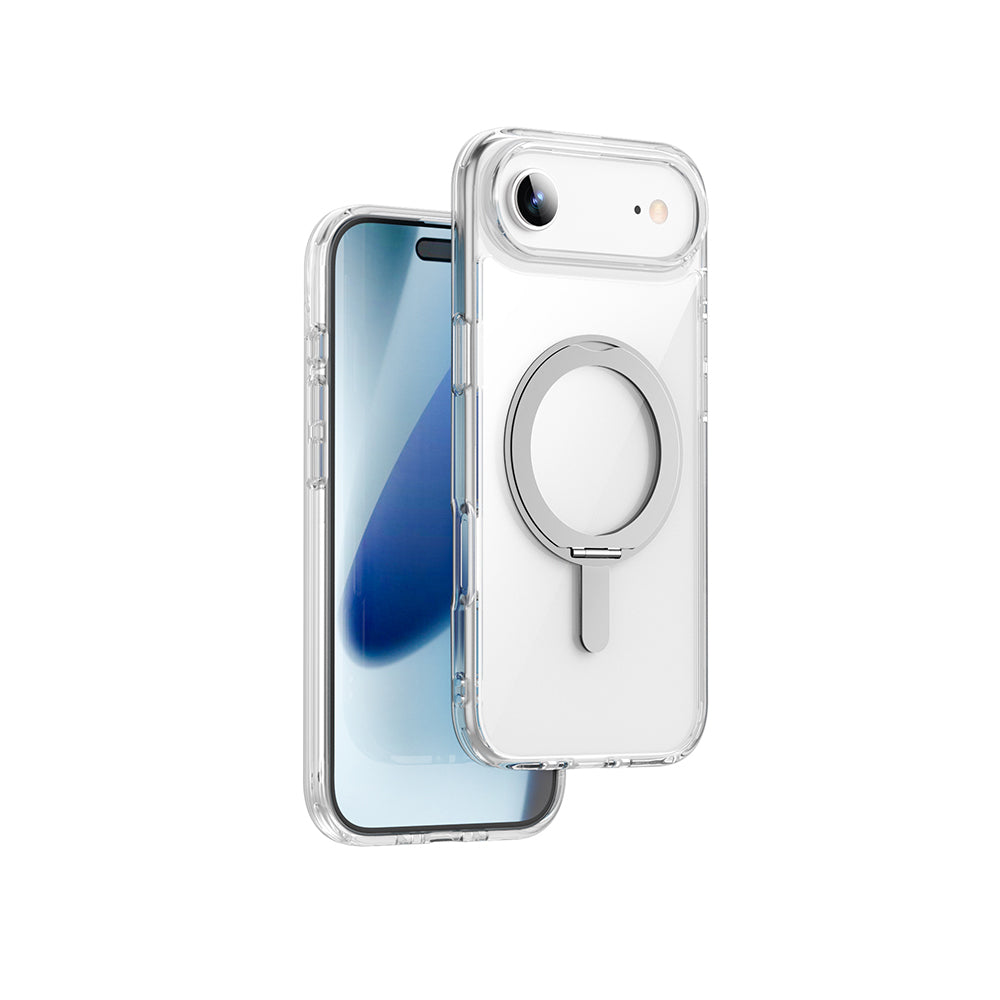 MCC-201 iShield Ultra Magsafe Uyumlu Standlı Crystal iPhone 17 Air Kılıf