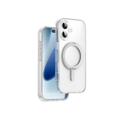 MCC-201 iShield Ultra Magsafe Uyumlu Standlı Crystal iPhone 17 Kılıf