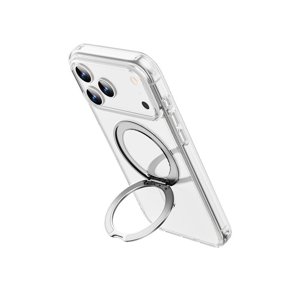 MCC-201 iShield Ultra Magsafe Uyumlu Standlı Crystal iPhone 17 Pro Kılıf