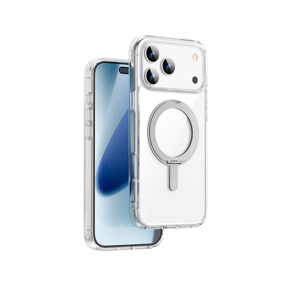 MCC-201 iShield Ultra Magsafe Uyumlu Standlı Crystal iPhone 17 Pro Max Kılıf