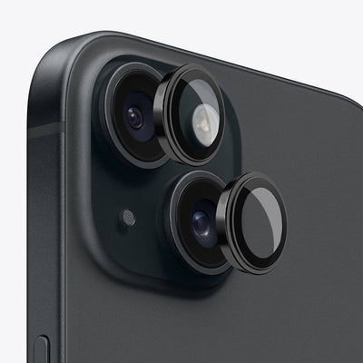 Metal Çerçeveli iPhone 15 Kamera Lens Koruyucu