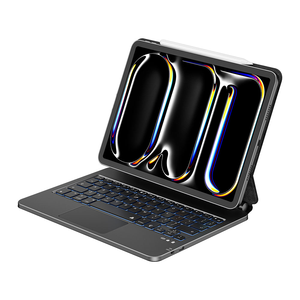 MK-003 Klavyeli Standlı iPad Kılıfı – Kalem Bölmeli