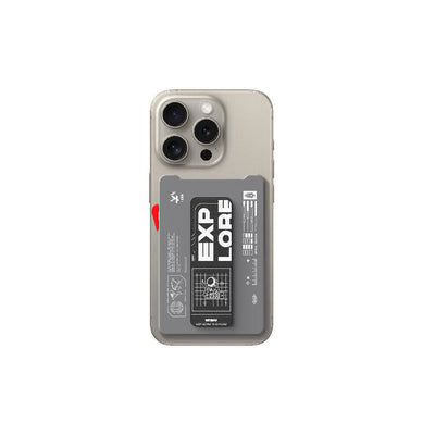 MW-002 Pop-Up Buton 6 Hazneli Magsafe Standlı Kartlık