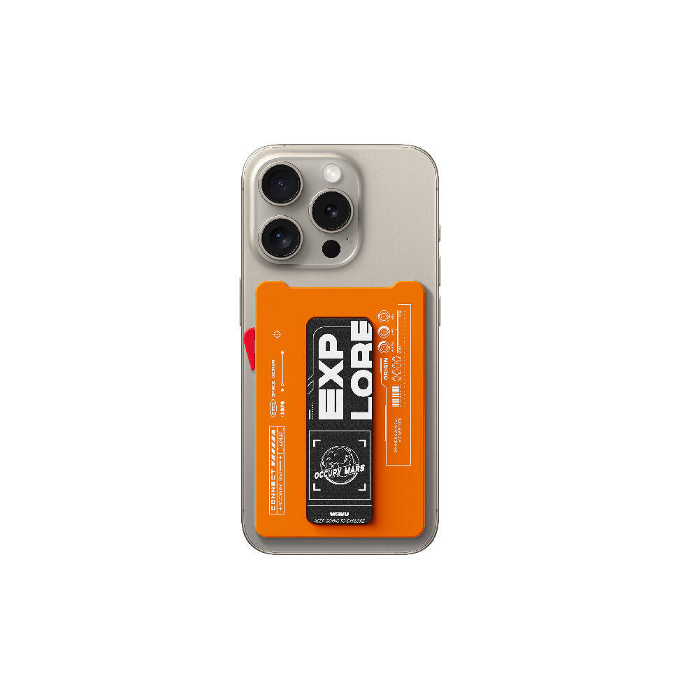 MW-002 Pop-Up Buton 6 Hazneli Magsafe Standlı Kartlık