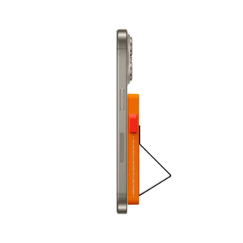 MW-002 Pop-Up Buton 6 Hazneli Magsafe Standlı Kartlık