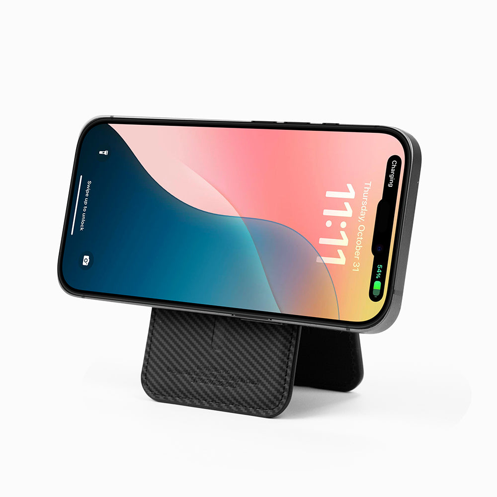 MW-003 Magsafe Uyumlu Standlı Deri Kartlık