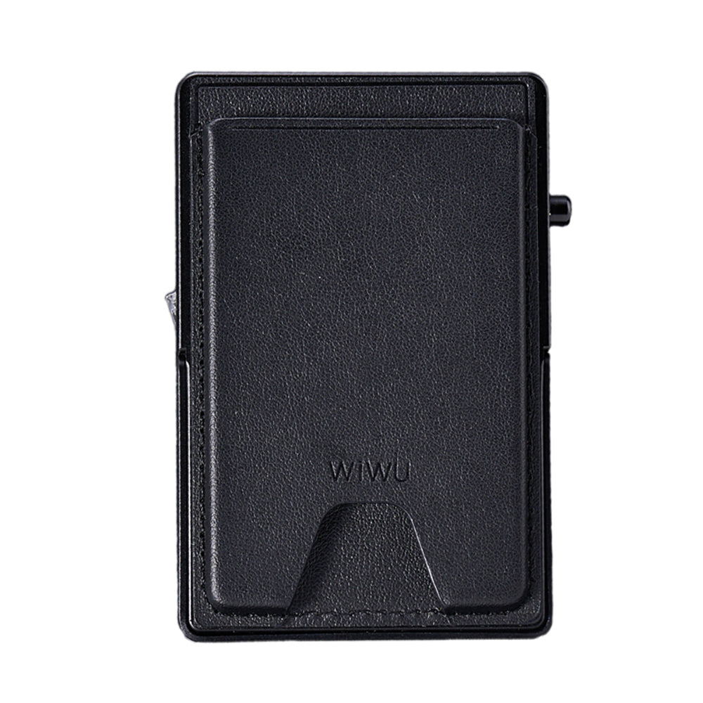 MW-006 Tasarımlı 6 Hazneli PU Magsafe Standlı Kartlık