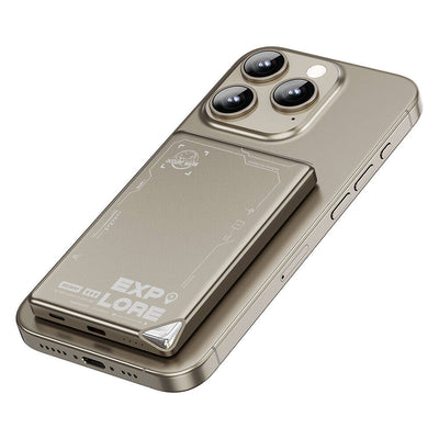 P019 Explore Serisi İnce Magsafe Powerbank 15W 5000mAh
