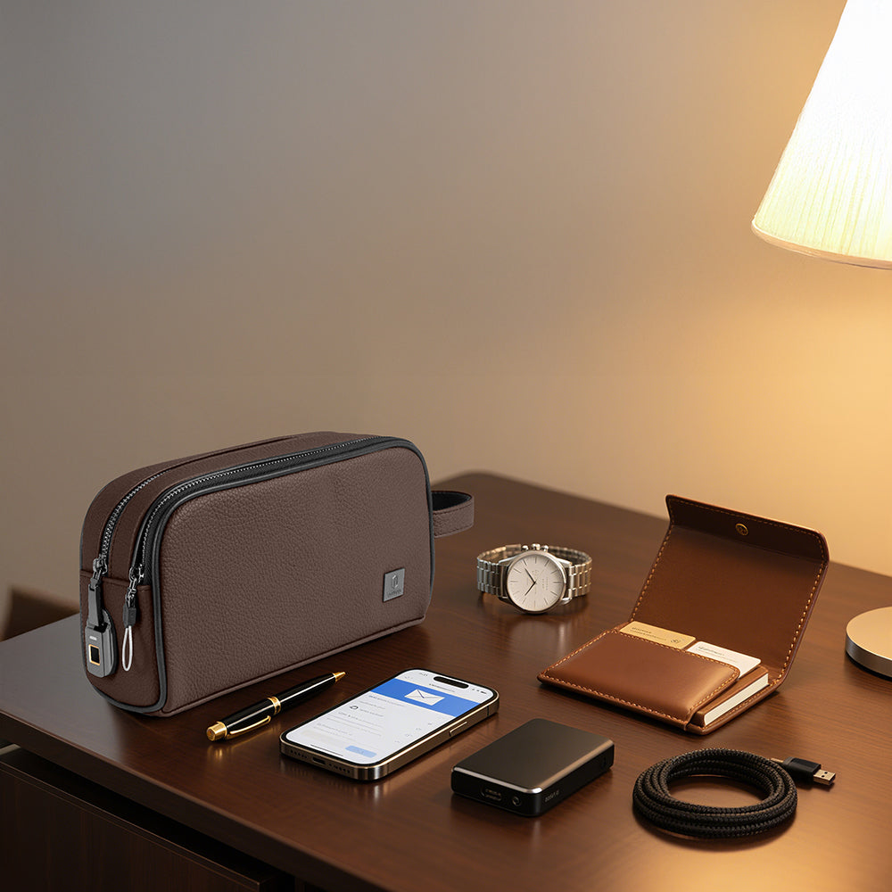 Phantom Pro Parmak İzi Kilitli Çok Fonksiyonlu Aksesuar Çantası
