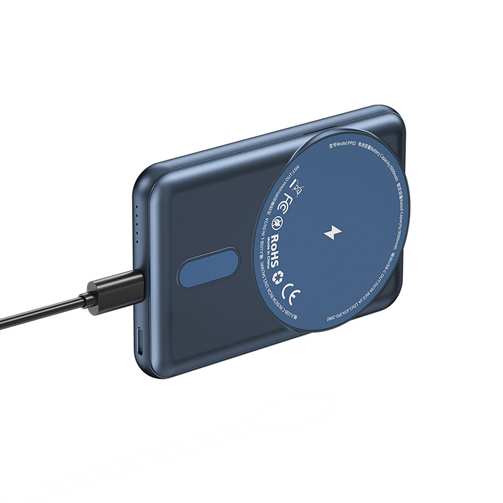 PP02 Wireless ve PD Hızlı Şarj Powerbank 15W 5000mAh