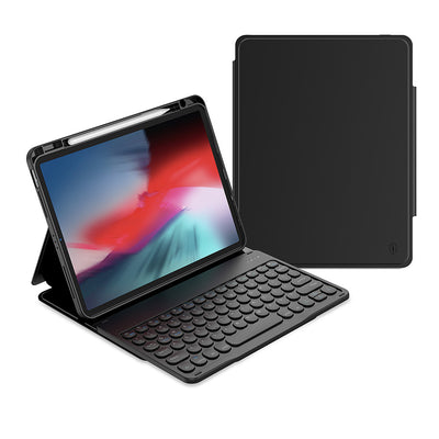 Protective Gizli Kalem Bölmeli iPad Klavyeli Kılıf