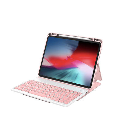 Protective Gizli Kalem Bölmeli iPad Klavyeli Kılıf
