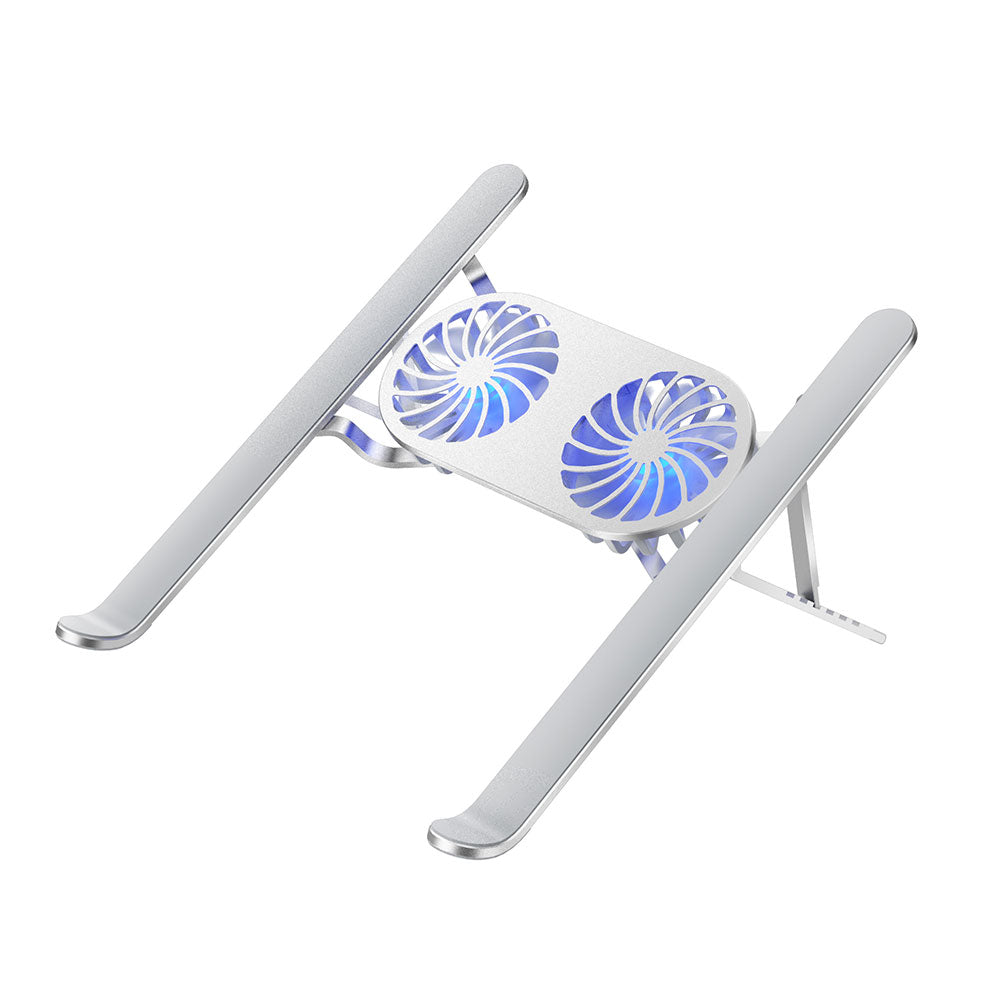 S400 Pro Çift Fanlı Işıklı Katlanabilir Laptop Standı