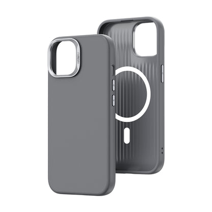 SP-019 iPhone 15 Plus Magsafe Uyumlu Vegan Deri Kılıf