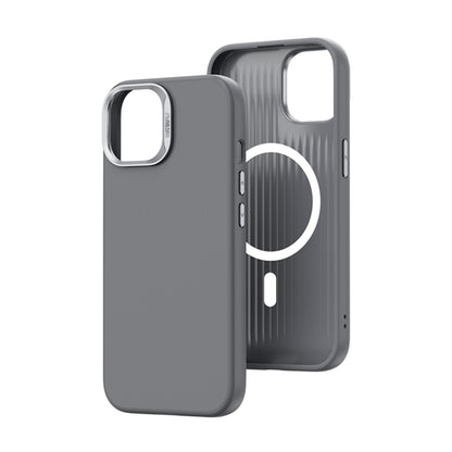 SP-019 iPhone 15 Pro Magsafe Uyumlu Vegan Deri Kılıf