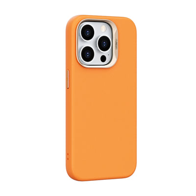 SP-019 iPhone 15 Pro Max Magsafe Uyumlu Vegan Deri Kılıf