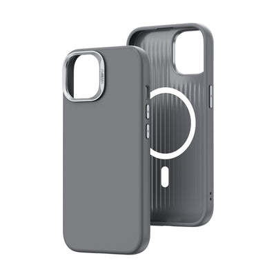 SP-019 iPhone 15 Pro Max Magsafe Uyumlu Vegan Deri Kılıf