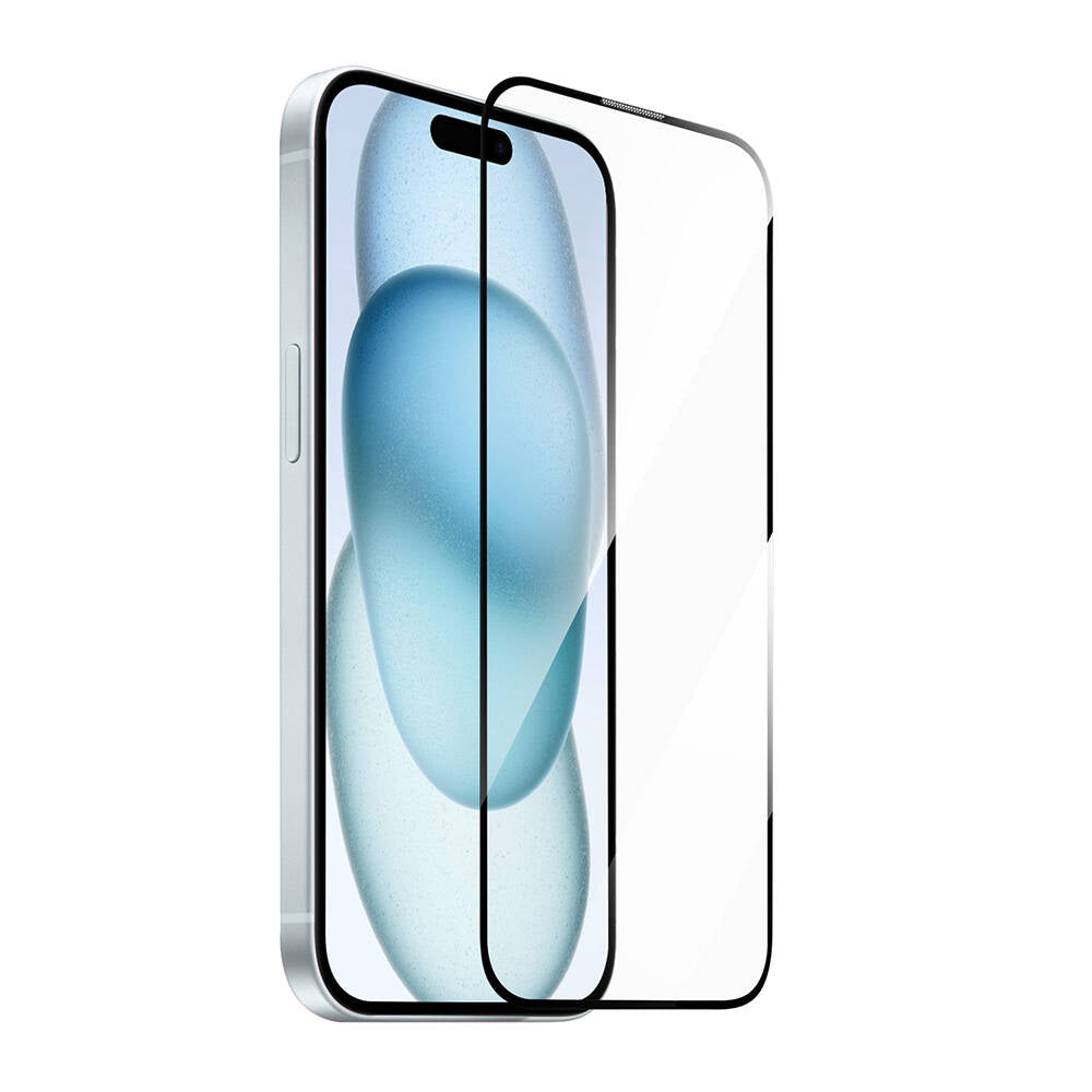SQ-008 Easy Install iPhone 15 Plus Temperli Cam Ekran Koruyucu