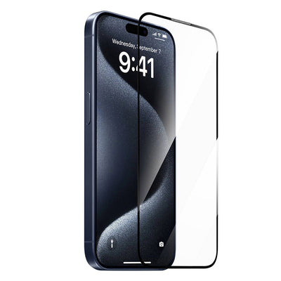 SQ-008 iPhone 15 Oleofobik Ekran Koruyucu + Uygulama Aparatı