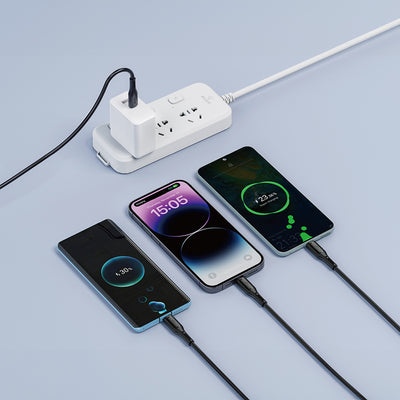 Starlink Wi-C046E 3in1 USB-A to Lightning – Type-C – Micro 60W Şarj ve Data Kablosu 1.2M