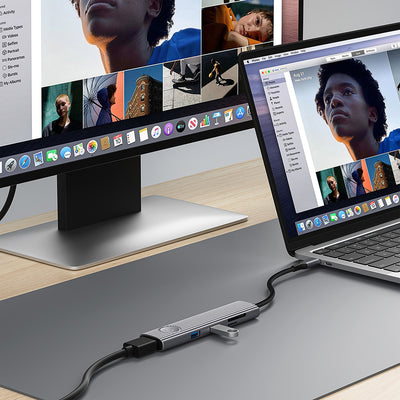 Travel Wi-HB8001 8in1 HDMI 4K 60Hz 100W PD Type-C Hub