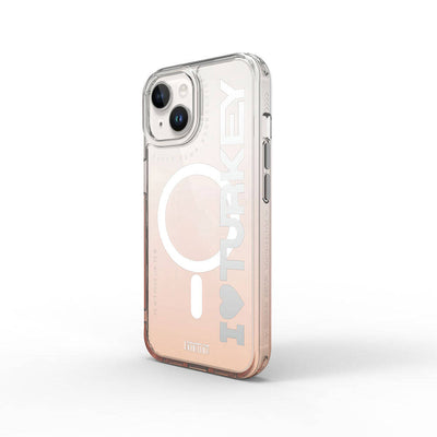 Turkey C Serisi Magsafe Özellikli Transparan Renk Geçişli iPhone 15 Kılıf