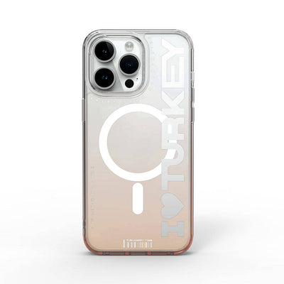 Turkey C Serisi Magsafe uyumlu Şeffaf Renk Geçişli iPhone 15 Pro Kılıf
