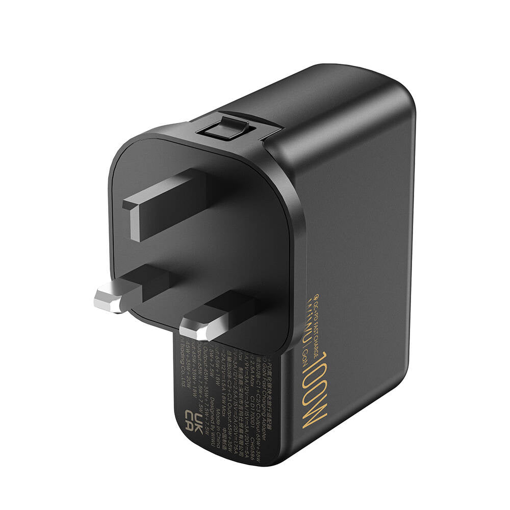 Warrior Serisi GaN 100W QC+PD Hızlı Şarj Başlığı