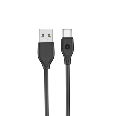 Wi-C001 Ultra Esnek Type-C USB Şarj Kablosu 1M
