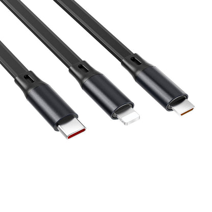 Wi-C012 Masaüstü Düzenleyicili 3in1 Hızlı Şarj Kablosu 1.2M