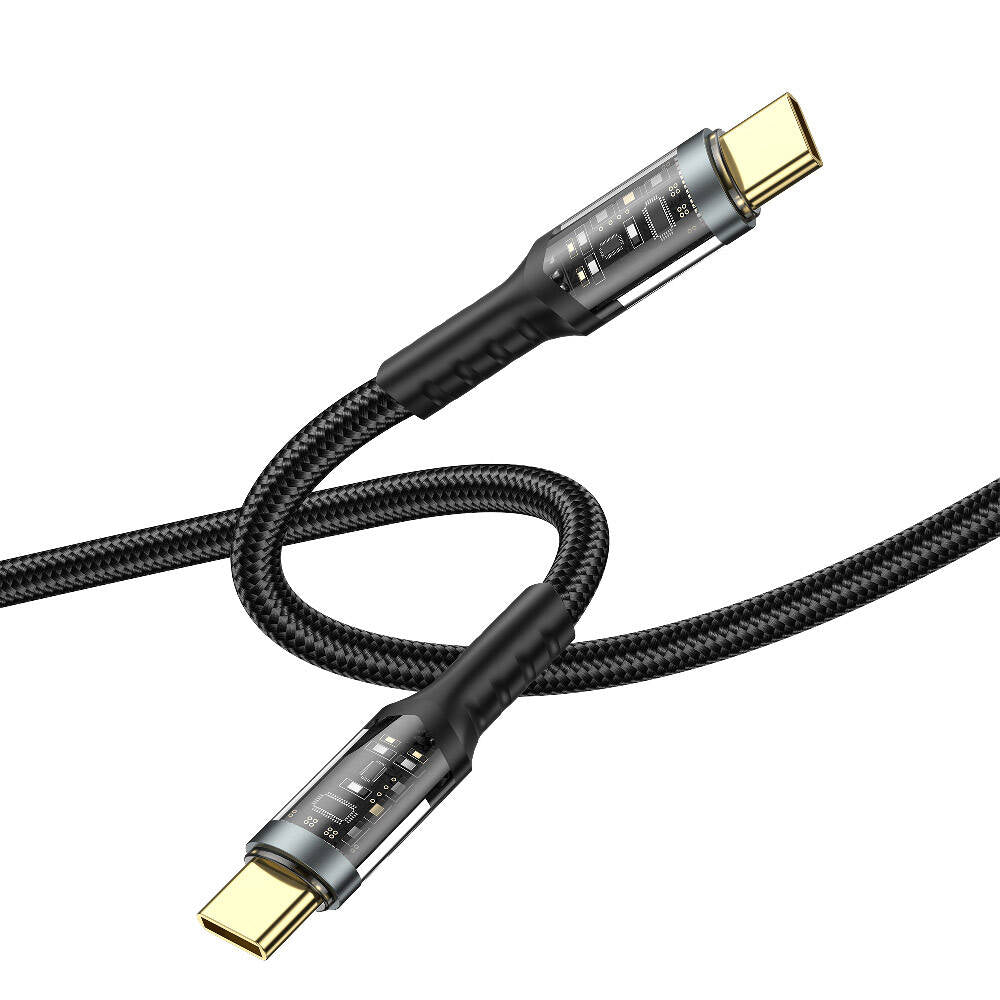 Wi-C016 Geek Serisi Type-C to Type-C PD Data Kablosu 100W 1.2M