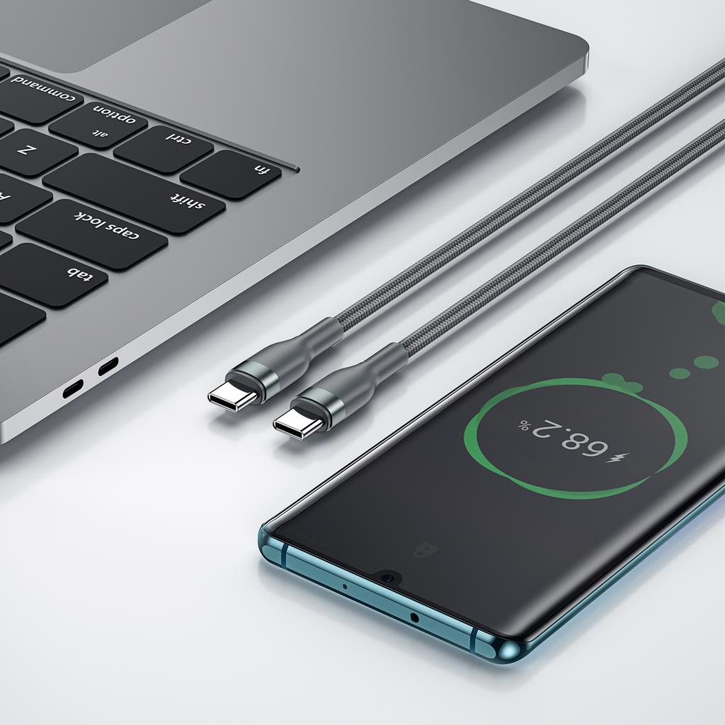 Wi-C017 Concise Type-C to Type-C 100W PD Data Kablosu 2M