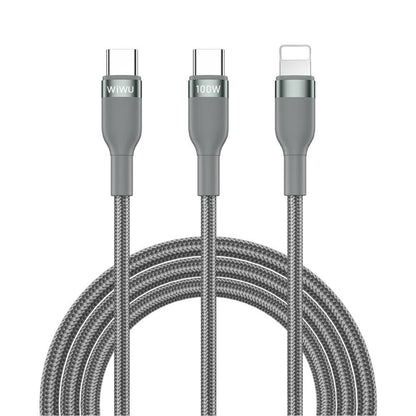 Wi-C029 Concise 2in1 Type-C to Lightning 100W PD 1.2M Şarj Kablosu