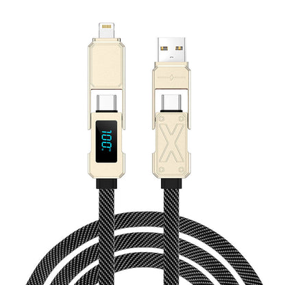Wi-C039 Titan Serisi 4in1 LED Göstergeli Şarj Kablosu 1.5M