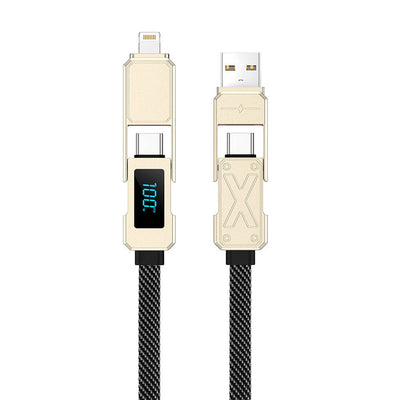 Wi-C039 Titan Serisi 4in1 LED Göstergeli Şarj Kablosu 1.5M