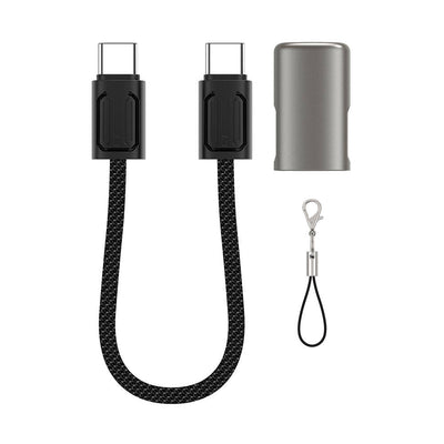 Wi-C040 Concise Serisi Type-C to Type-C Hızlı Şarj Özellikli Data ve Şarj Kablosu 100W 15cm