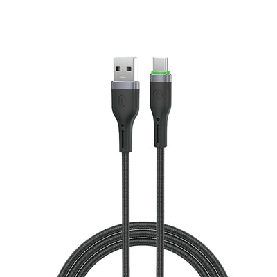 Wi-C067 Orginlink USB-A to Type-C LED Göstergeli Hızlı Şarj Kablosu 1M