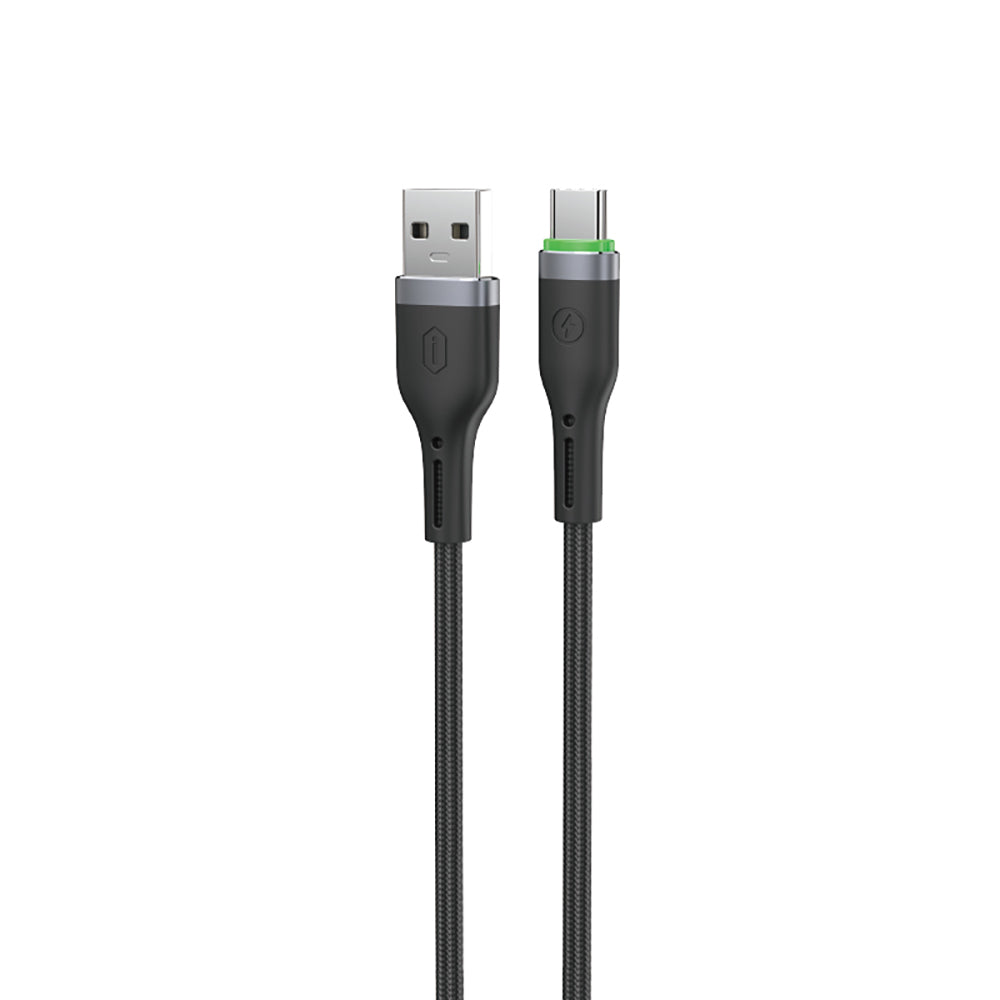 Wi-C067 Orginlink USB-A to Type-C LED Göstergeli Hızlı Şarj Kablosu 1M