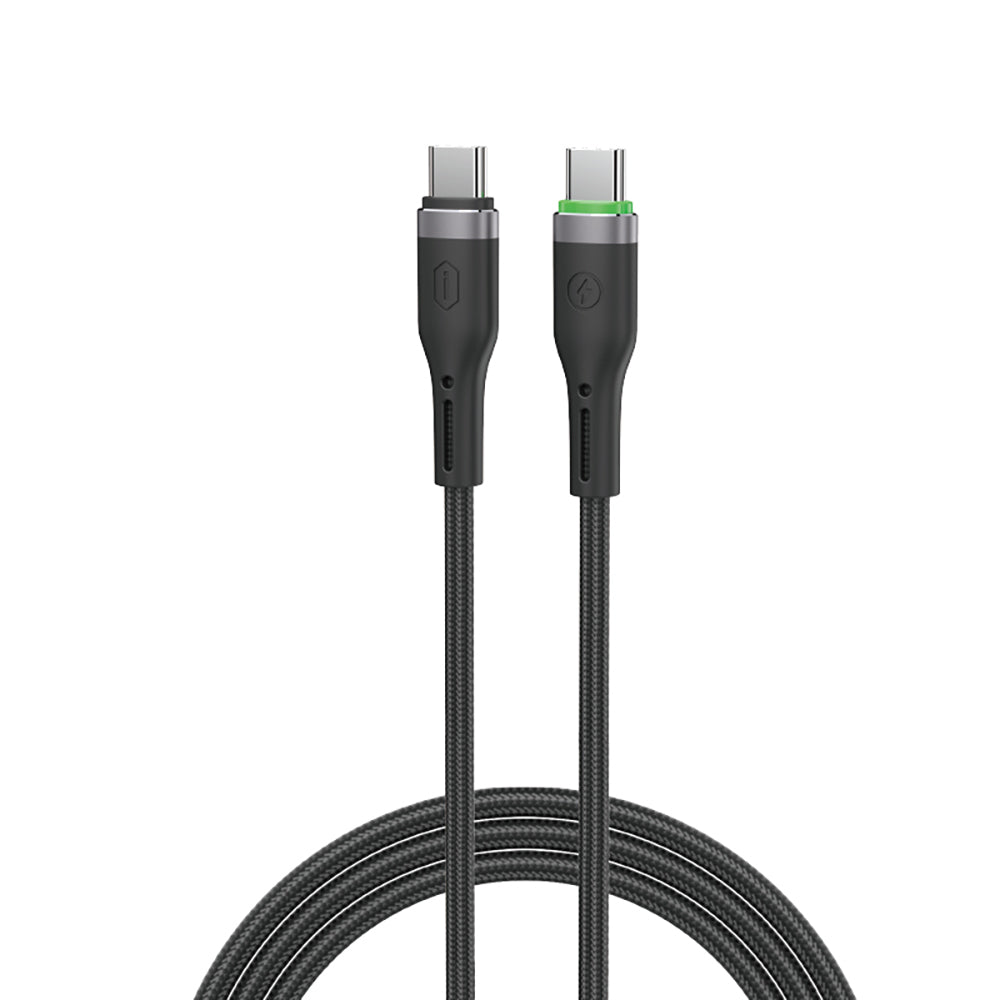 Wi-C069 Orginlink Type-C to Type-C LED Göstergeli PD Hızlı Şarj Kablosu 60W 1M