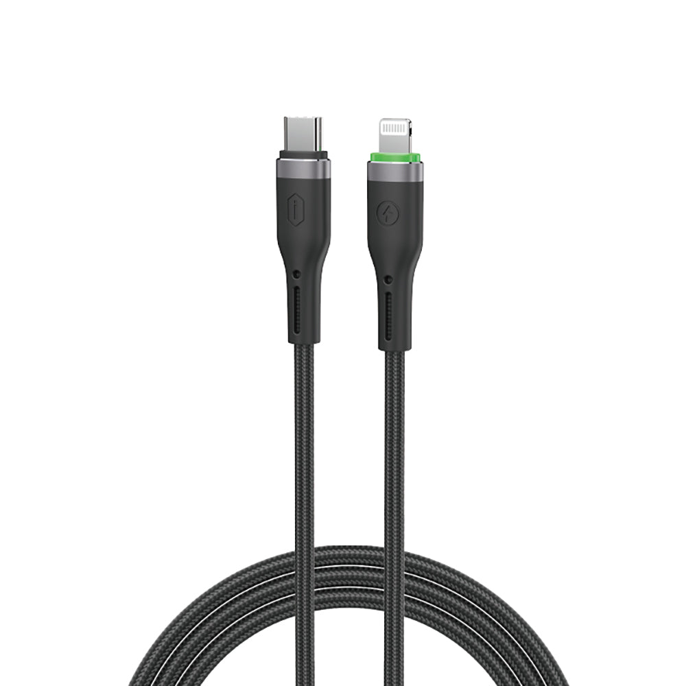 Wi-C070 Orginlink Type-C to Lightning LED Göstergeli PD Hızlı Şarj Kablosu 27W 1M