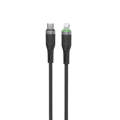 Wi-C070 Orginlink Type-C to Lightning LED Göstergeli PD Hızlı Şarj Kablosu 27W 1M