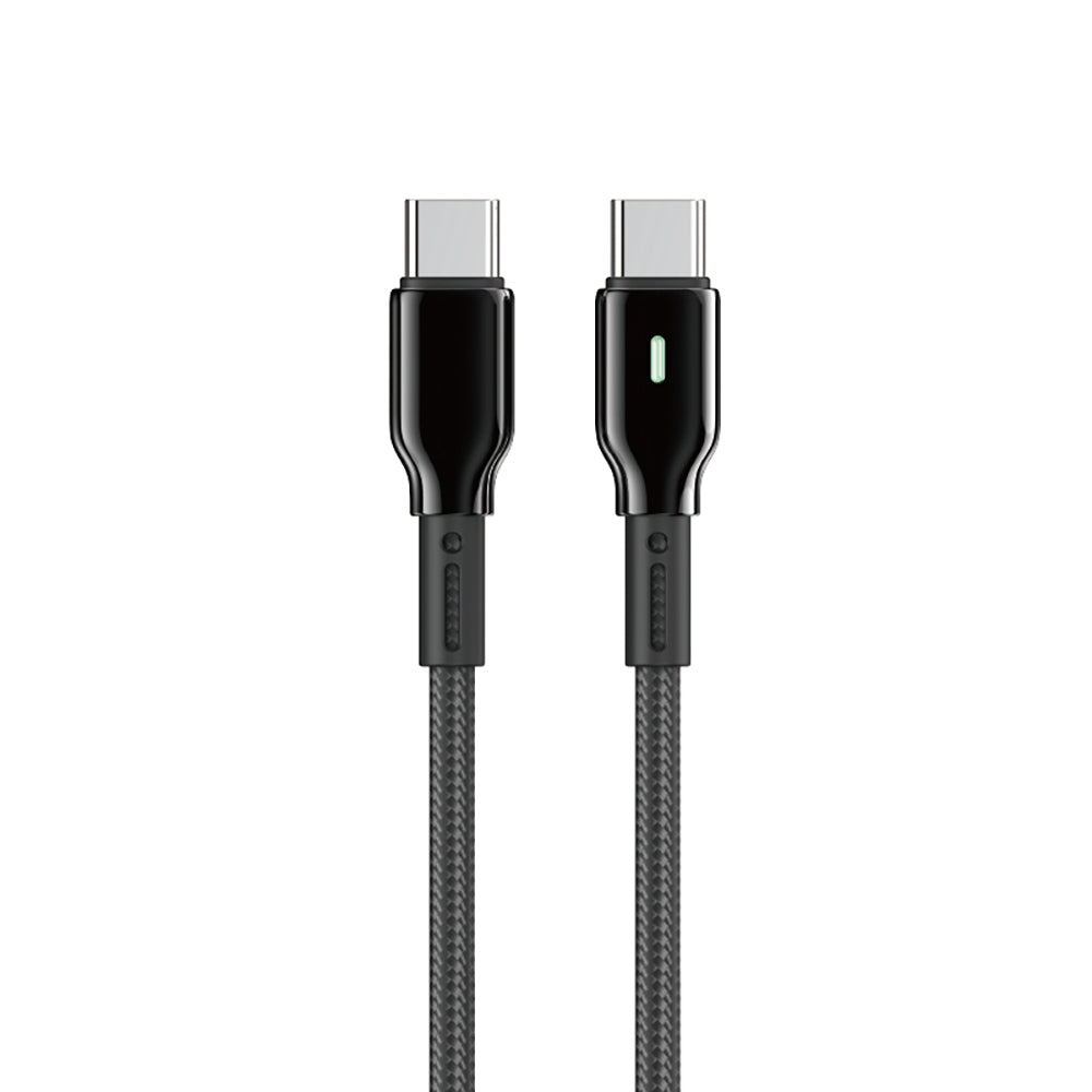 Wi-C075 Drualink Type-C to Type-C PD 60W Hızlı Şarj Kablosu 1M