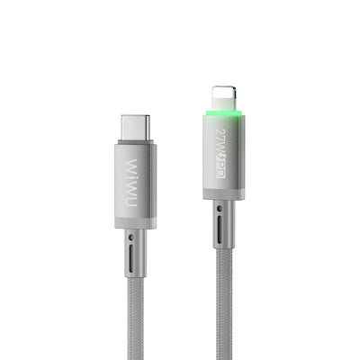 Wi-C082 Maglink USB-A to Type-C LED Göstergeli 60W Hızlı Şarj Kablosu 1M