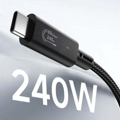 Wi-C102 Thunderbolt 5 Type-C Kablo 240W 16K 180 cm