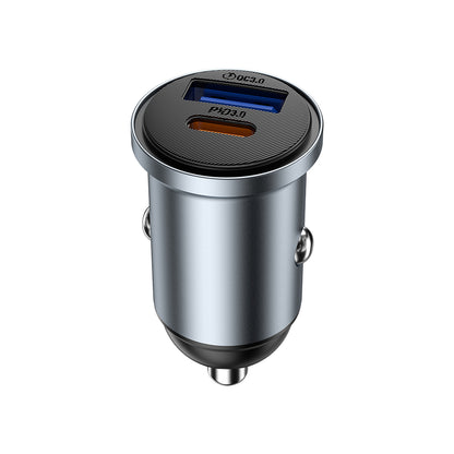 Wi-CC030 Nano Lite 35W Type-C + USB-A PD QC3.0 Hızlı Şarj Özellikli Araç Şarj Aleti