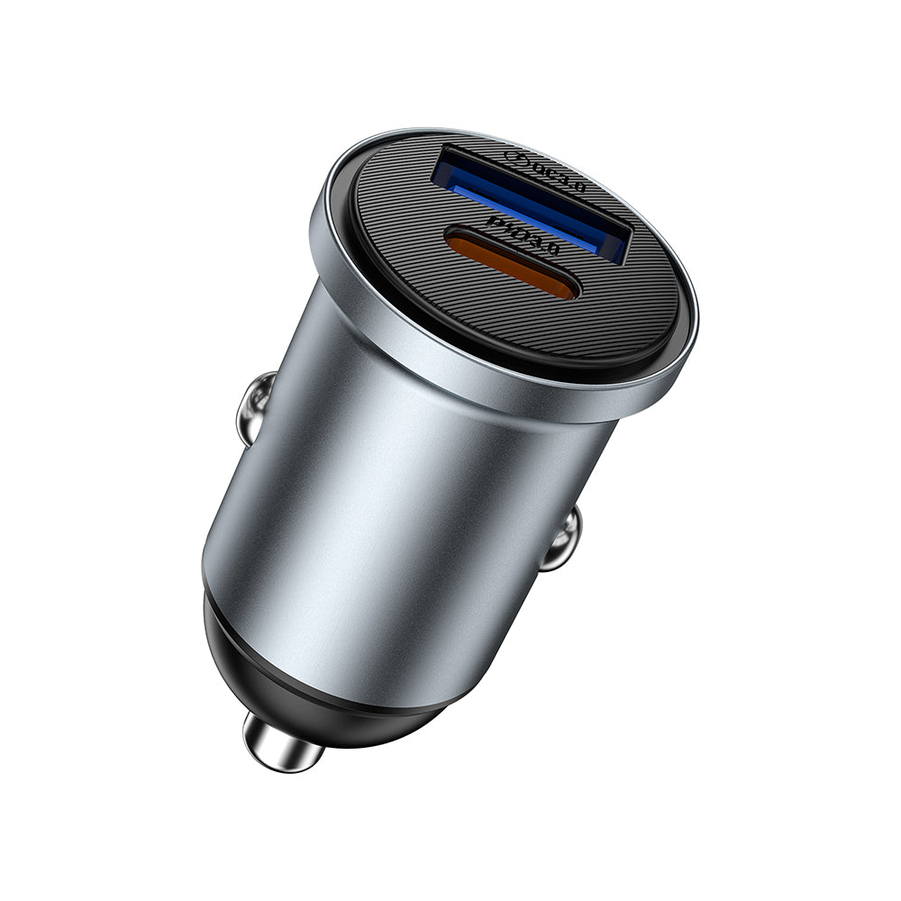 Wi-CC030 Nano Lite 35W Type-C + USB-A PD QC3.0 Hızlı Şarj Özellikli Araç Şarj Aleti
