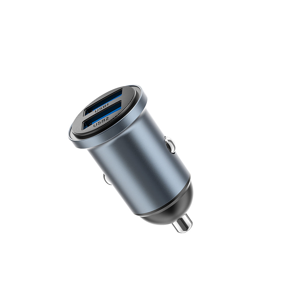 Wi-CC031 Nano Lite Dual USB-A 12W Hızlı Şarj Özellikli Araç Şarj Aleti