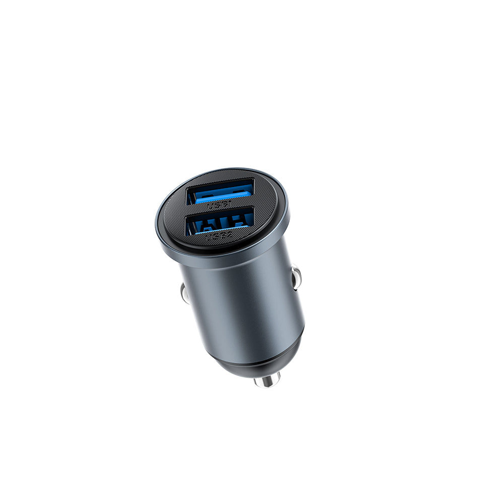 Wi-CC031 Nano Lite Dual USB-A 12W Hızlı Şarj Özellikli Araç Şarj Aleti