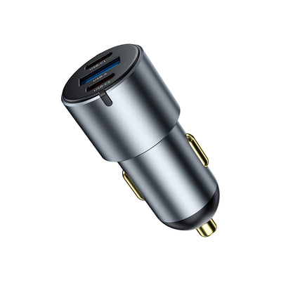 Wi-CC032 Nano Pro 60W Dual Type-C + USB-A Hızlı Şarj Özellikli Araç Şarj Aleti